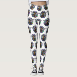 leggings de abelhas com joias