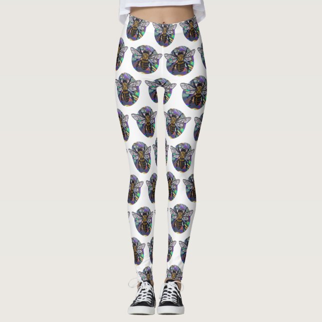 leggings de abelhas com joias (Frente)