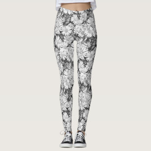 Leggings de Abelhas Flores Calças Esticadas