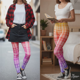 Leggings de abertura de cores