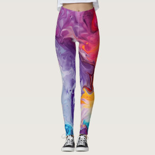 Leggings de abstrato Art