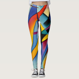 Leggings de abstrato Art (Kandinsky)