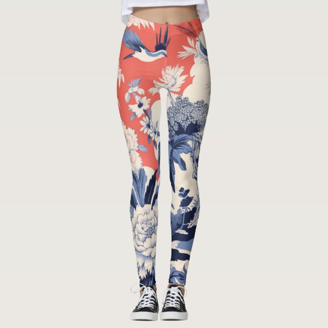 Leggings de Abstrato de arte lindas e tradicionais (Frente)