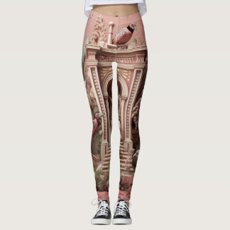 Leggings de Abstrato de arte lindas e tradicionais