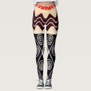 Leggings de Aeróbica Tribal Louca Africana