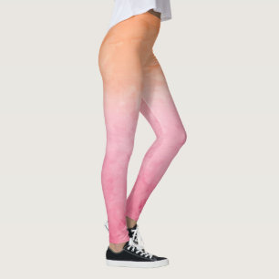 Leggings de Aguarela Pêssego