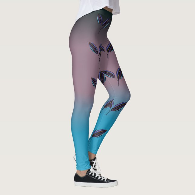 Leggings de alto-espaço - conforto e estilo o temp (Direita)