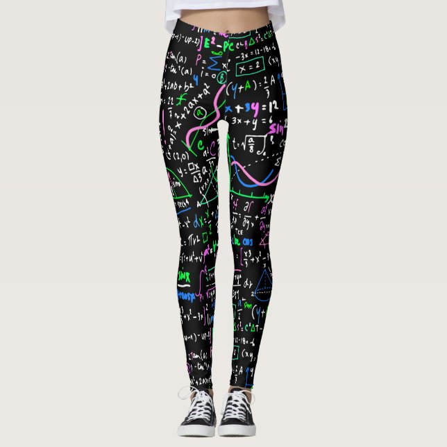 leggings de amante de matemática (Frente)
