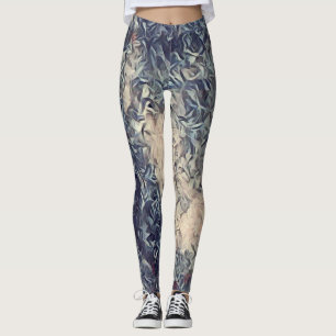 Leggings De Amor De Tinta Acrílica