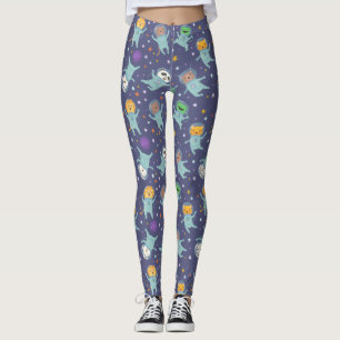 Leggings de animais espaciais legal
