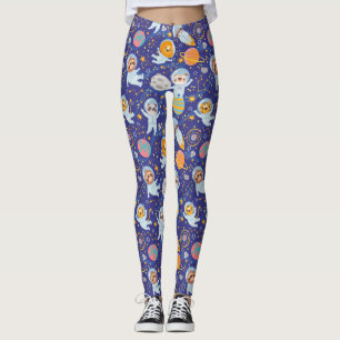 Leggings de animais espaciais legal