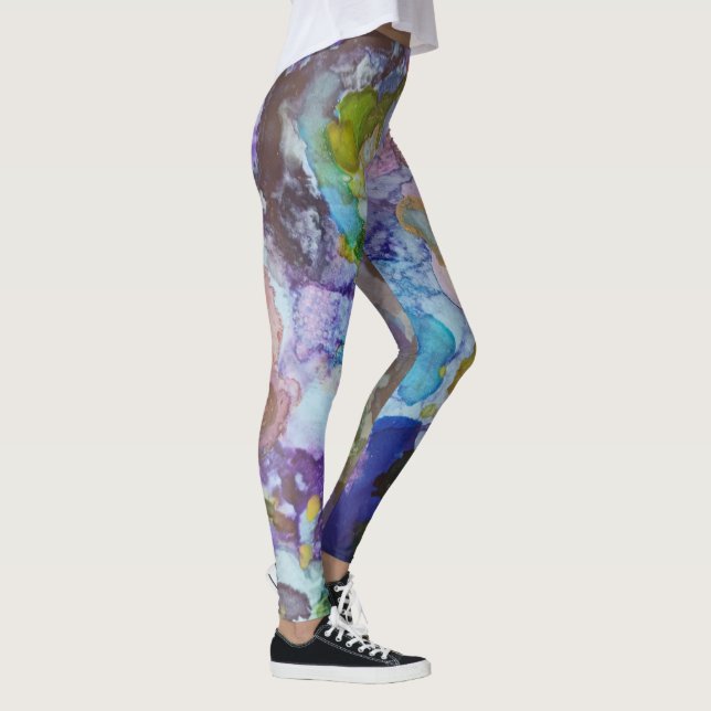 Leggings de Aquarela (Direita)