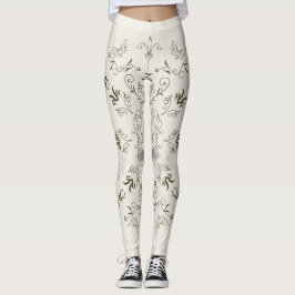 Leggings de Aquarela para Amantes Naturais