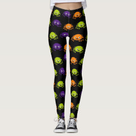 Leggings de aranha do Halloween com várias cores