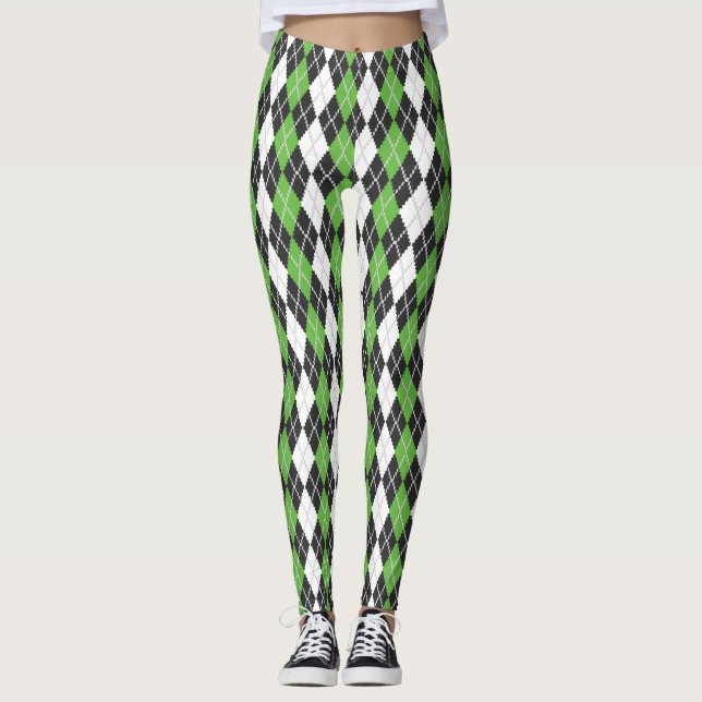 Leggings de Argyle Retro (Frente)