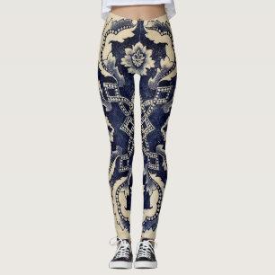 Leggings de Arte Corporal Indigo Tattoo Faux