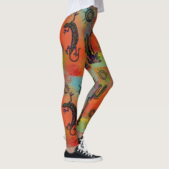 Leggings de Arte do Sudoeste (Direita)