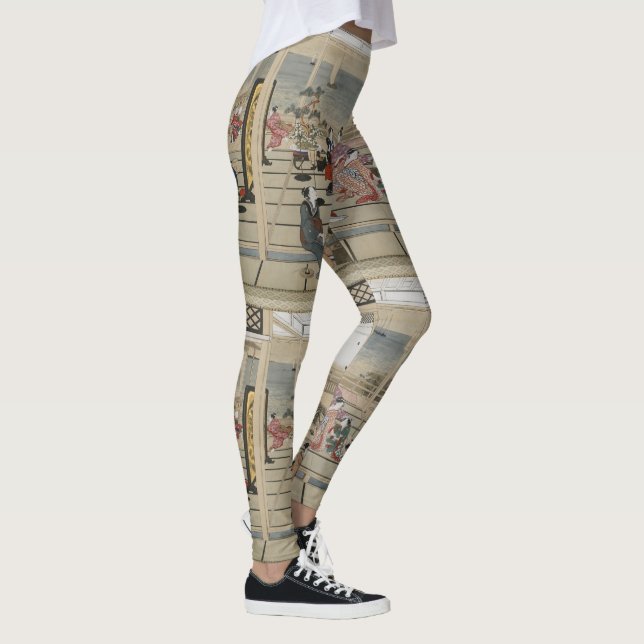 Leggings de Arte Japonesa do Utamaro (Direita)