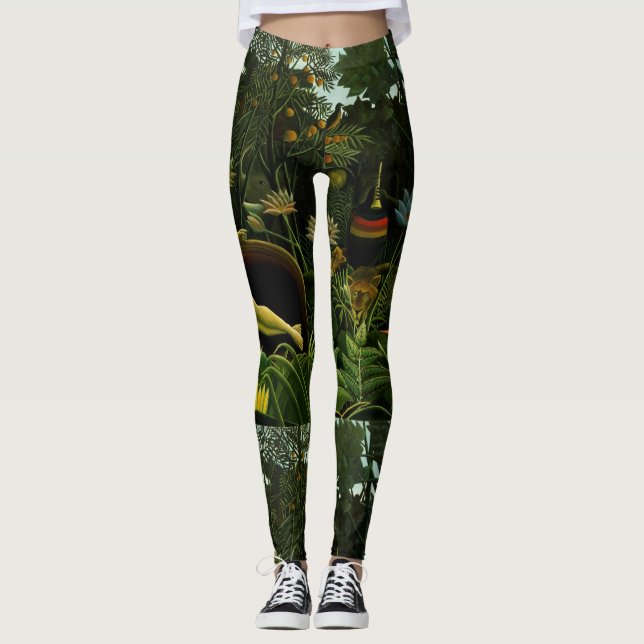 Leggings de arte "O Sonho" de Rousseau (Frente)