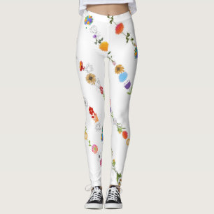 Leggings de Arte Original Floral
