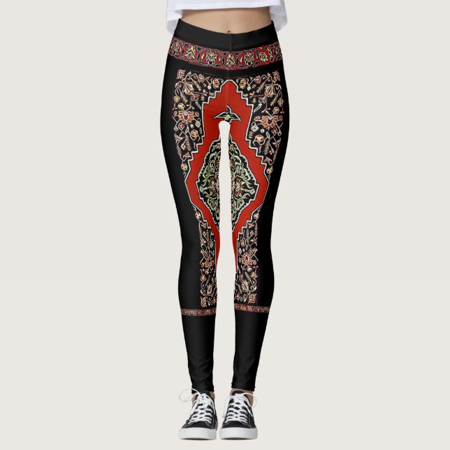 Leggings de arte popular armênia (Frente)