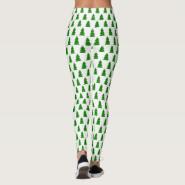Leggings de árvores de Natal