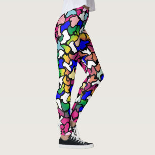 Leggings de Azulejos vibrantes