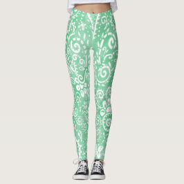Leggings de Bandana Verde