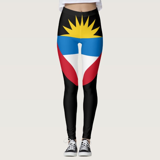 Leggings de bandeira Antígua e Barbuda (Frente)