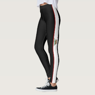Leggings de bandeira da Califórnia