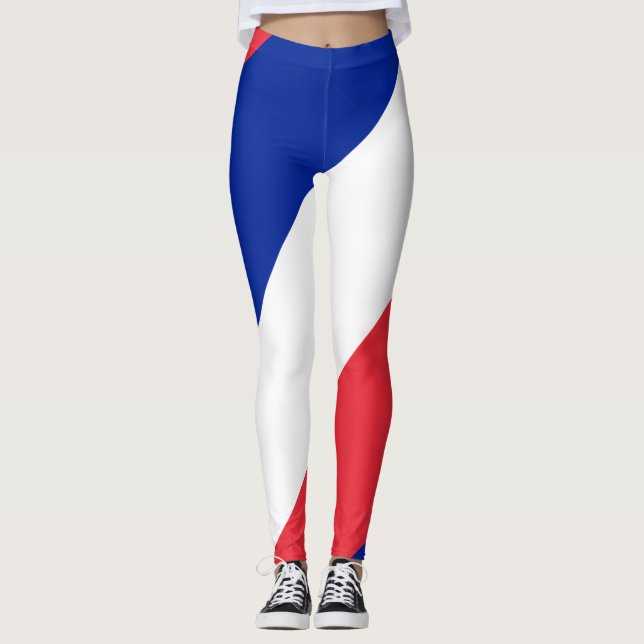 Leggings de bandeira da França (Frente)