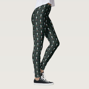 Leggings de bateria RIP All-Over-Impressão