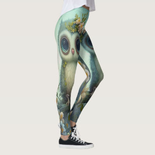 Leggings de Bebê-Coruja - Fofo