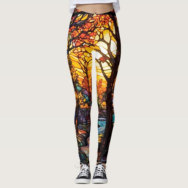 Leggings de beleza do outono (Frente)