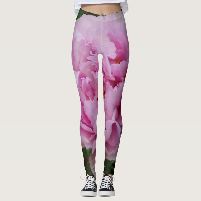Leggings de beleza rosa (Frente)
