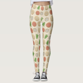 Leggings de Biscoitos de Natal
