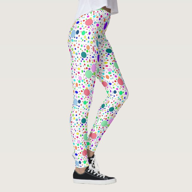 Leggings de bolhas coloridas (Direita)