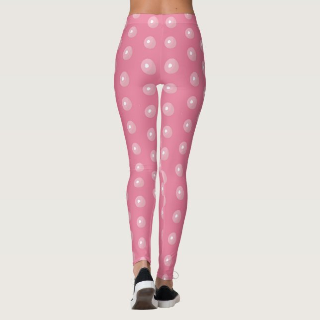Leggings de bolhas de Sereia - Rosa (Verso)