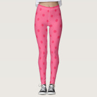 Leggings de Bolinhas de framboesa