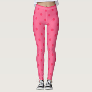 Leggings de Bolinhas de framboesa