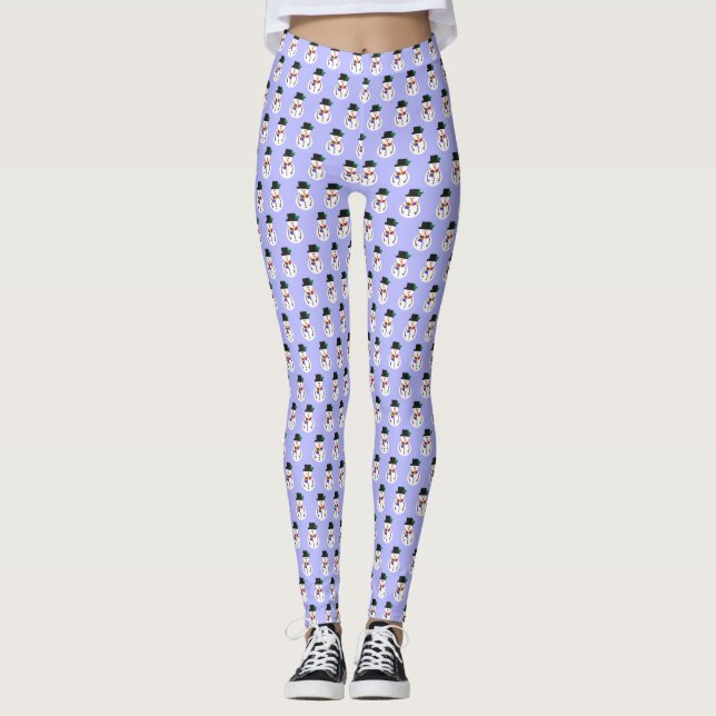 Leggings de Boneco de Neve Orgulho LGBT+ (Frente)