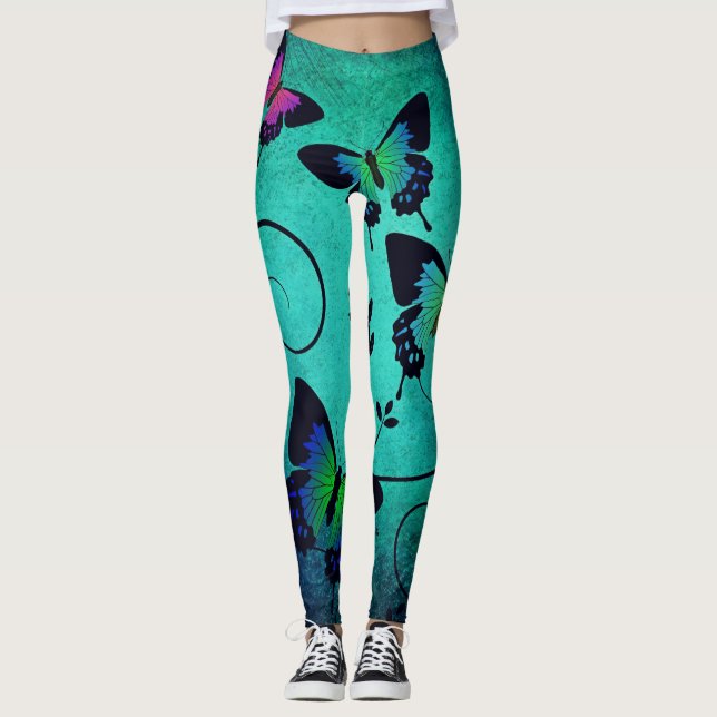 leggings de borboletas (Frente)