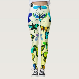 Leggings de borboletas da Grace Watercolor
