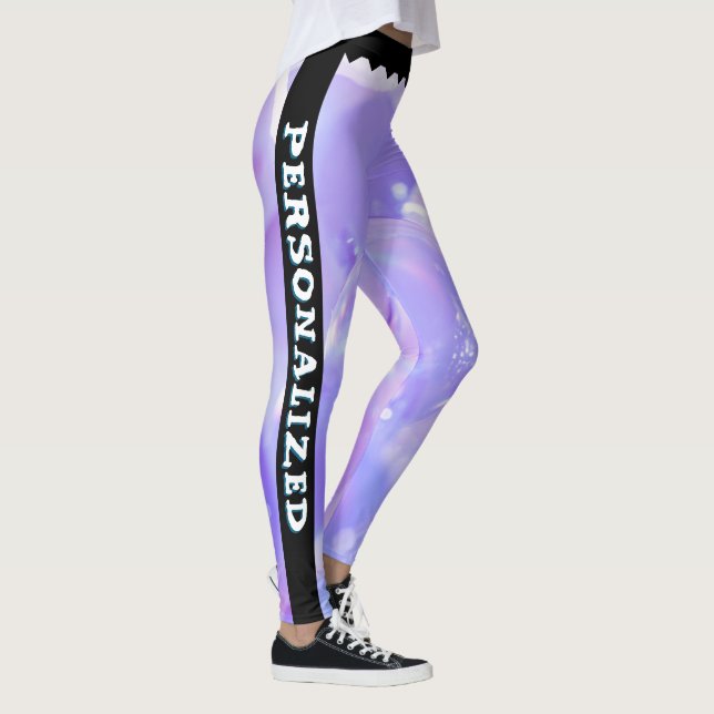 Leggings de brilho do lavanda Crystal (Direita)