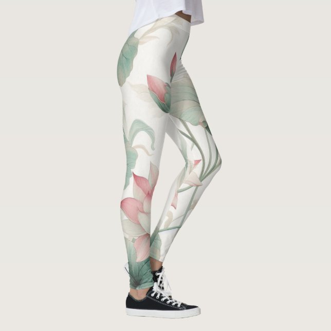 Leggings de brisa de flores (Direita)
