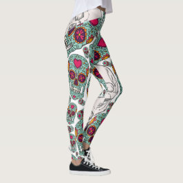 Leggings de Calaveras no Halloween