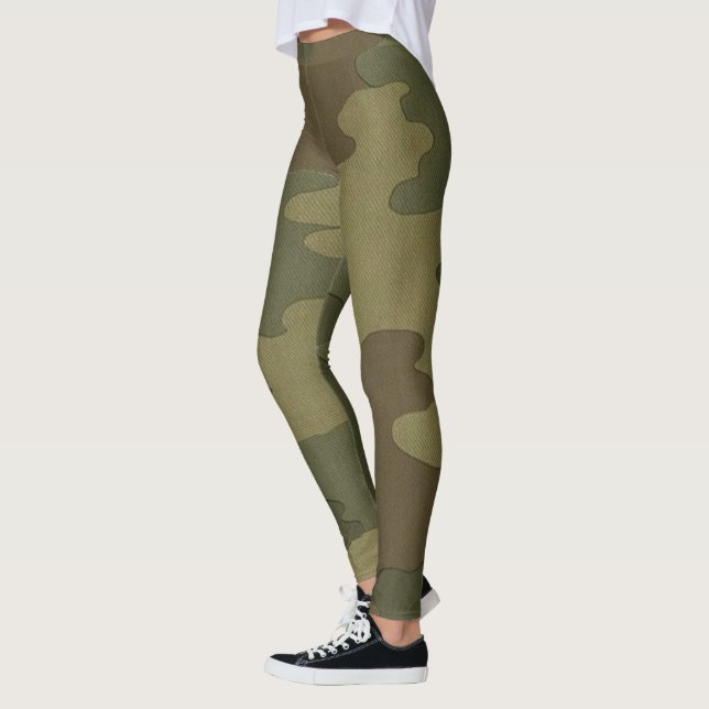 Leggings de camuflagem (Esquerda)
