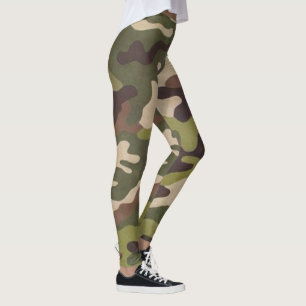 Leggings de camuflagem