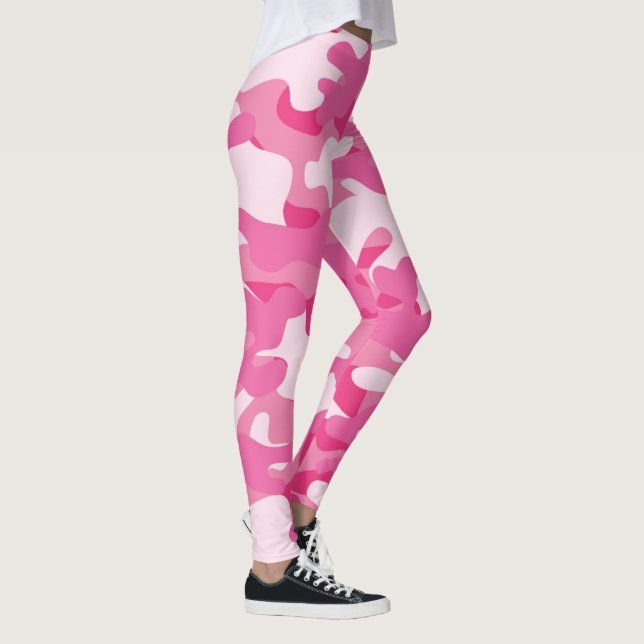 Leggings de Camuflagem Rosa (Direita)