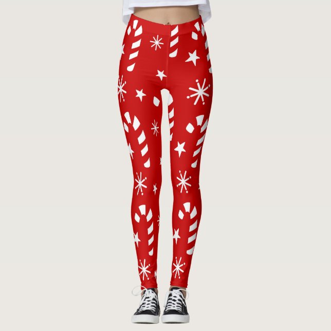 Leggings de Candy Cane (Frente)
